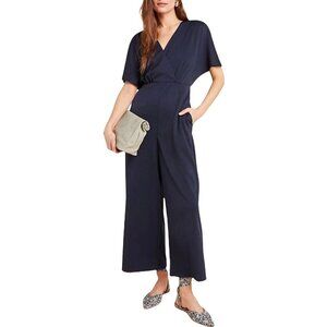 Anthropologie Greylin Navy Jumpsuit  Size Large   NWT